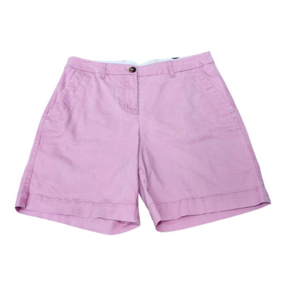 Boden Richmond Chino Shorts Pink Cotton Stretch‎ Size US 4 / UK 8, Classic Mid